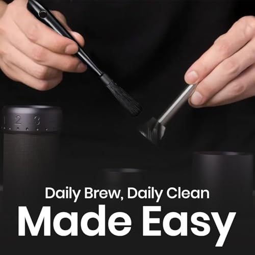 10 in Espresso Grinder Brush Coffee Cleaning Tool Handle