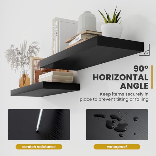 36 Inch Floating Shelves (2 Count)