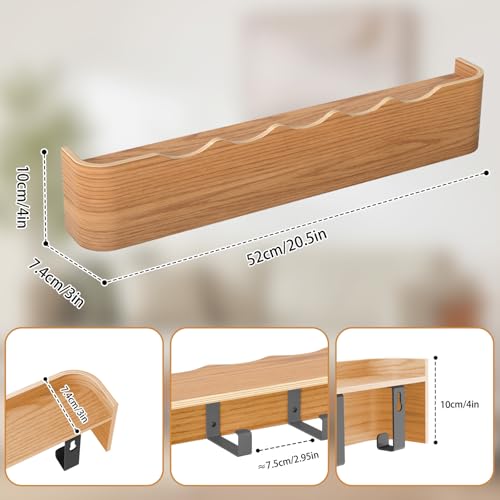 Wall Mounted Coat Rack with Shelf