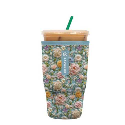 JavaSok Iced Coffee & Cold Soda Insulated Neoprene Cup Sleeve