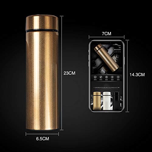 Water Bottle with LED Temperature Display
