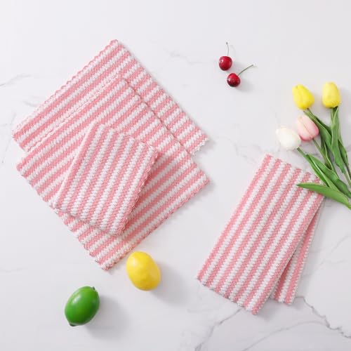 12 Pack Coral Velvet Dish Cloths (12 Count)