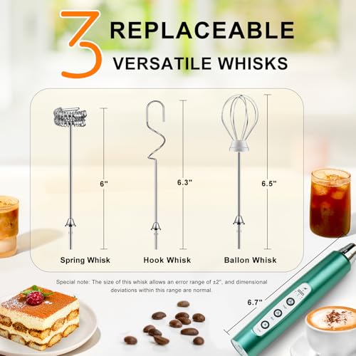 Handheld Milk Frother Wand for Coffee