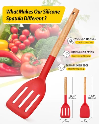 Pack of 2 Silicone Cooking Spatula (2 Count)