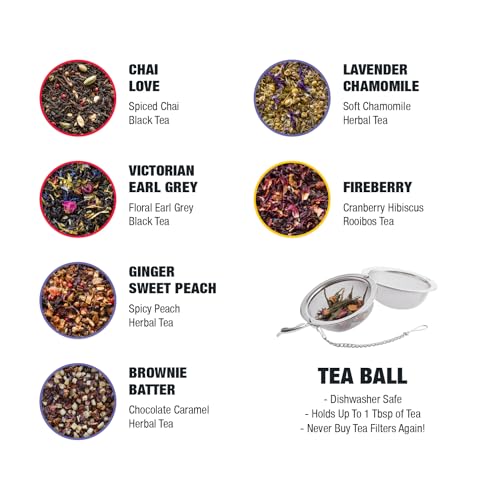 Love & Warmth Loose Leaf Tea Gift Set (6.5 Ounce)