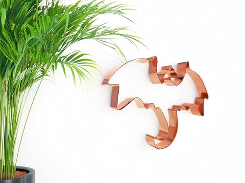 Large Flying Dragon Cookie Cutter 6.25” Solid Copper
