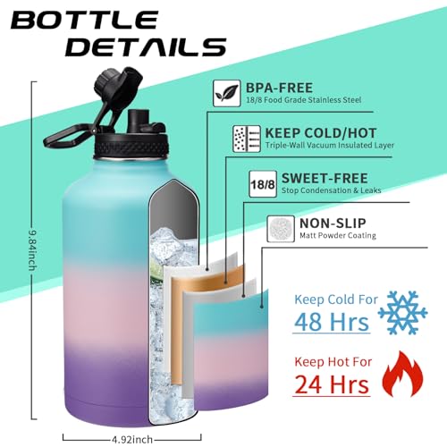 64OZ Insulated Water (9 Count)