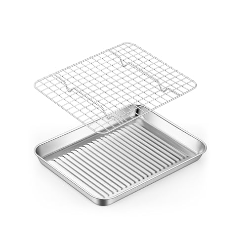Toaster Oven Pan with Rack (18.99 Count)