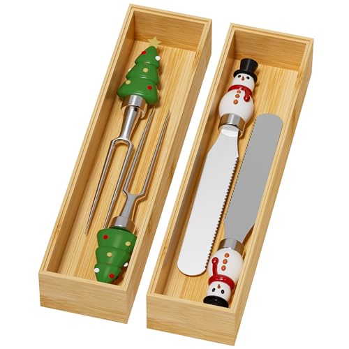 Bamboo Drawer Organizer (2 Count)