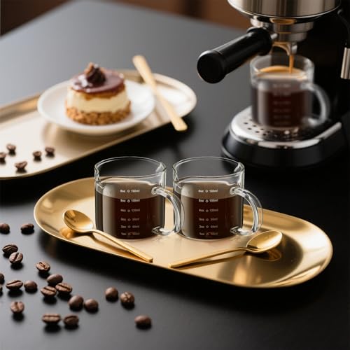 4 Pcs 6oz 180ml Espresso Cups (4 Count)