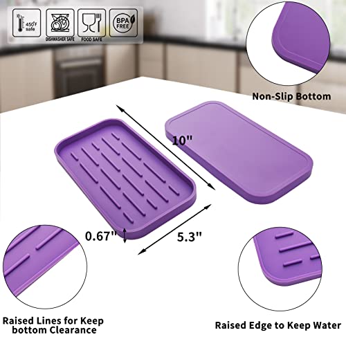 Silicone Kitchen Sink Organizer Tray for Multiple Usage
