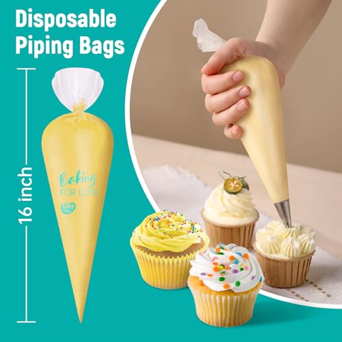 100PCS 16 Inch Disposable Anti Burst Thick Piping Bags