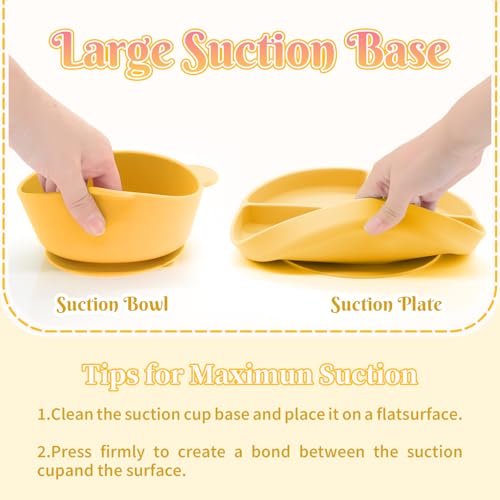 Silicone Baby Feeding Set 6 Pcs (6 Count)