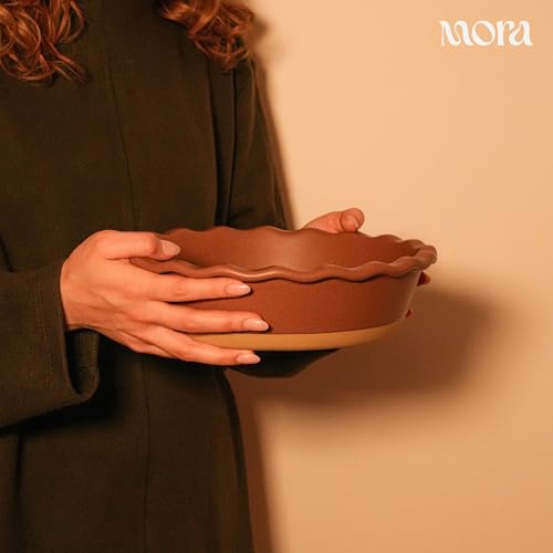 Mora Ceramic Pie Pan for Baking (30 Count)