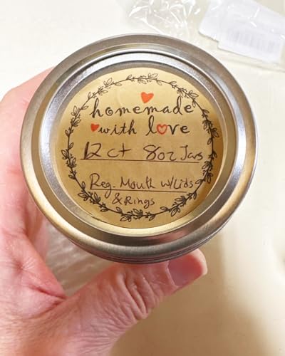 2" Homemade With Love Stickers