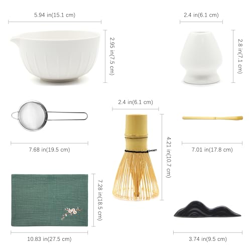 Matcha Whisk Set 7 Pcs (15 Ounce)