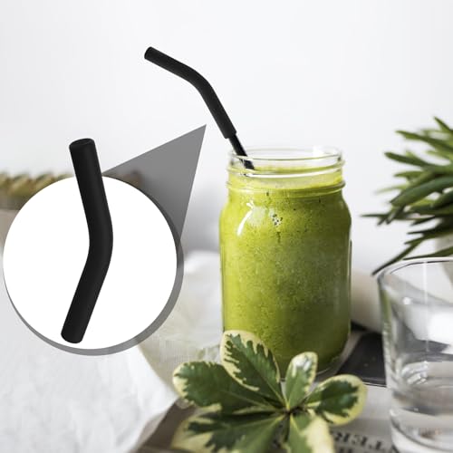6pcs Food Grade Silicone Straw Tips (6 Count)
