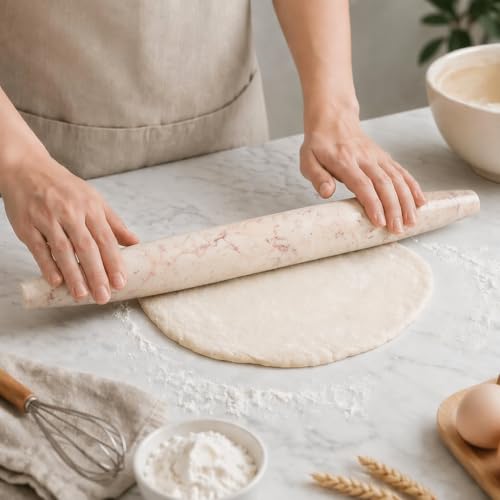 Natural Marble Rolling Pin for Baking