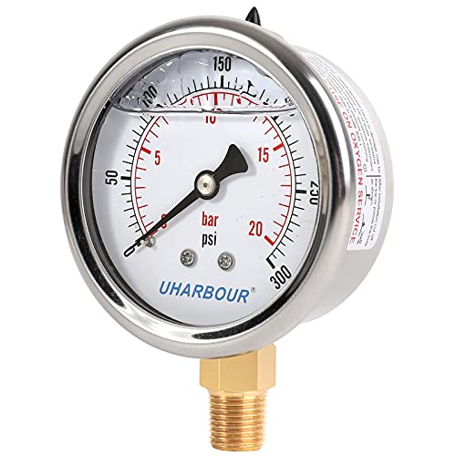 Glycerin Pressure Gauge 300psi