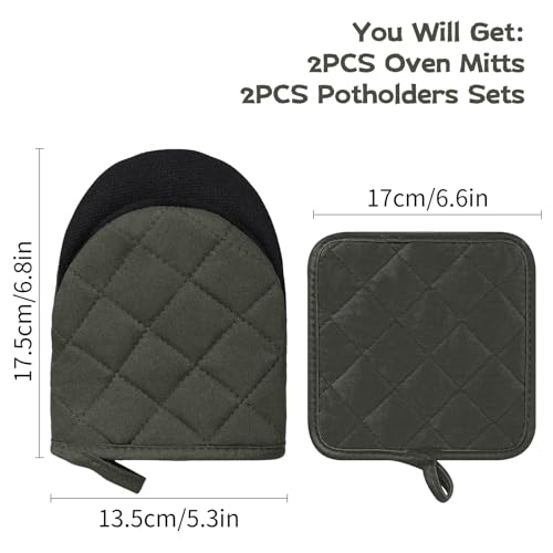 Oven Mitts and Pot Holders Set (5.99 Count)