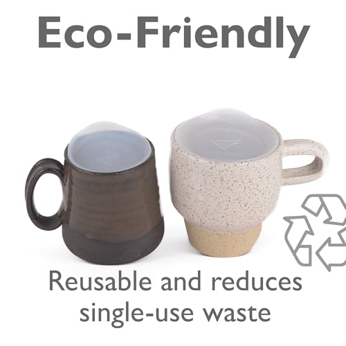 Reusable Silicone Lid for Coffee Cups and Mugs