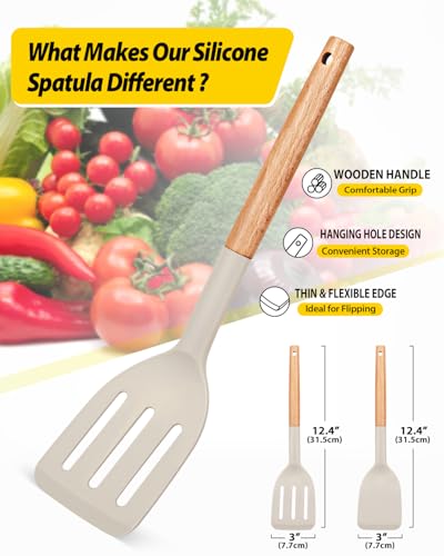 Pack of 2 Silicone Cooking Spatula (2 Count)