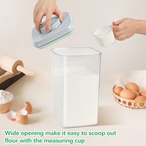 4.2 Qt Airtight Flour Rice Storage Container with Pop