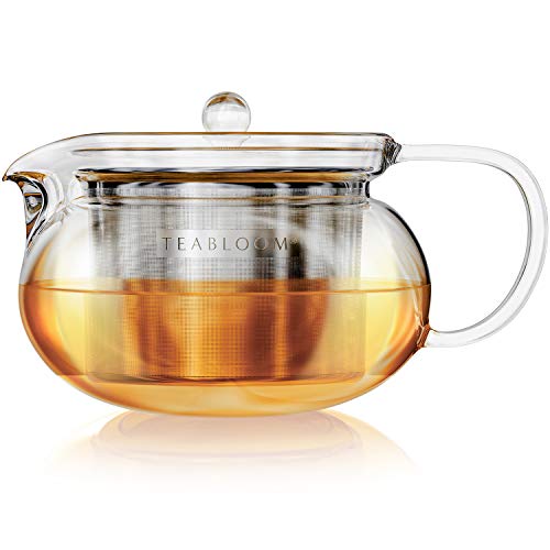 Kyoto 2-in-1 Tea Kettle and Tea Maker – Glass Teapot with Removable Loose Tea Infuser – Tea Connoisseur's Choice