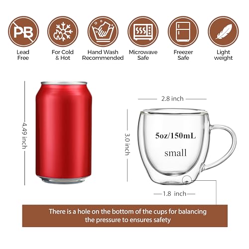 5oz Espresso Mugs (4 Count)