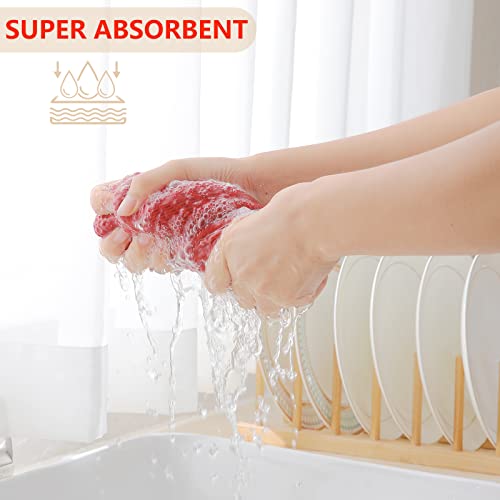 100% Cotton Waffle Weave Kitchen Dish Towels 8 (8 Count)