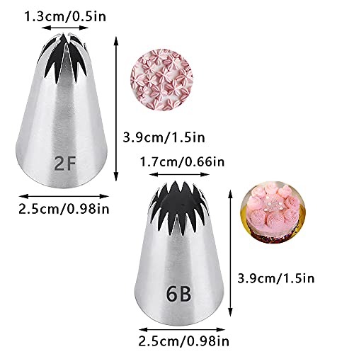 Large Icing Piping Tips Set for Cake Decorating