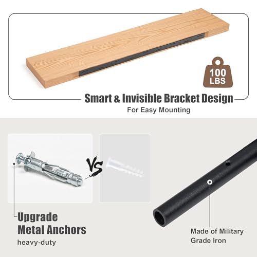 Floating Shelves for Wall (2 Count)