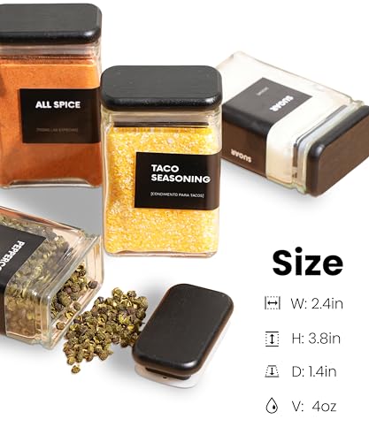 Glass Storage Jars with Bamboo Lid