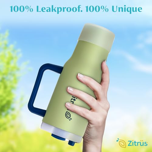 40 oz Tumbler with Handle and Straw