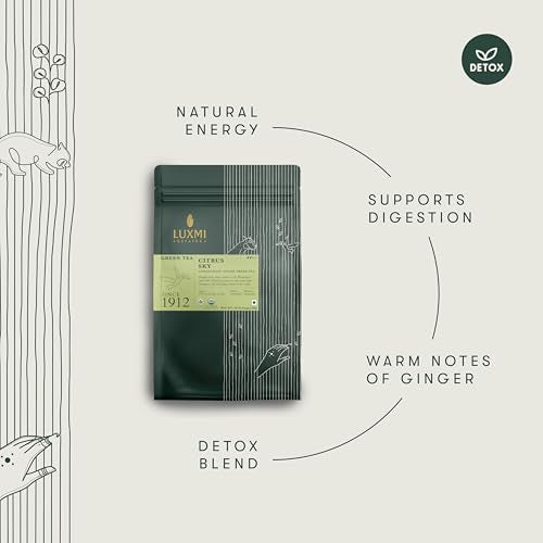 Estates Citrus Sky Lemongrass Ginger Green Tea 50 Tea Bags (50 Count)