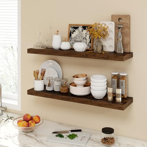 36 Inch Floating Shelves (2 Count)