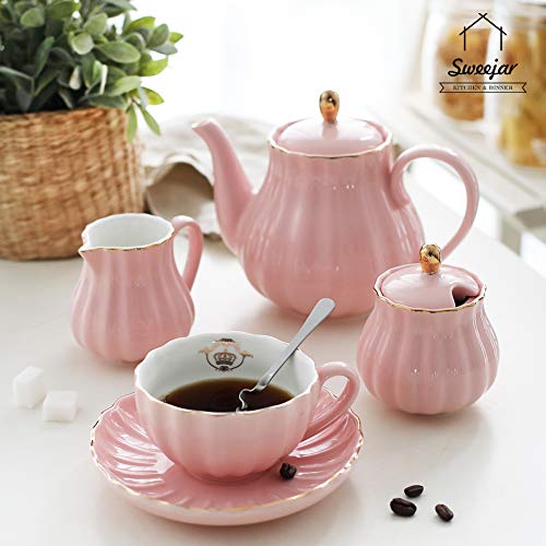 Sweejar 28FLOZ Royal Teapot with Infuser