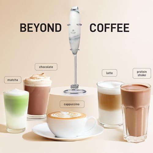 Powerful Milk Frother Wand With Duracell Batteries