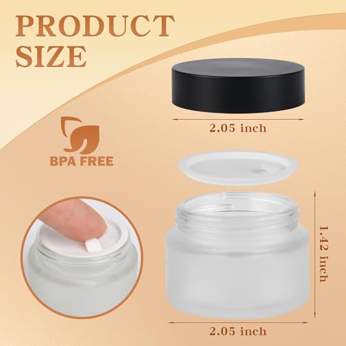 Glass Jars with Lids (24 Count)