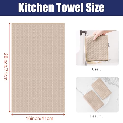 Microfiber Waffle Weave Kitchen Towels (6 Count)
