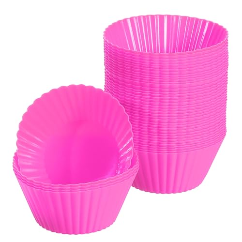 42Pcs Silicone Cupcake Liners (42 Count)