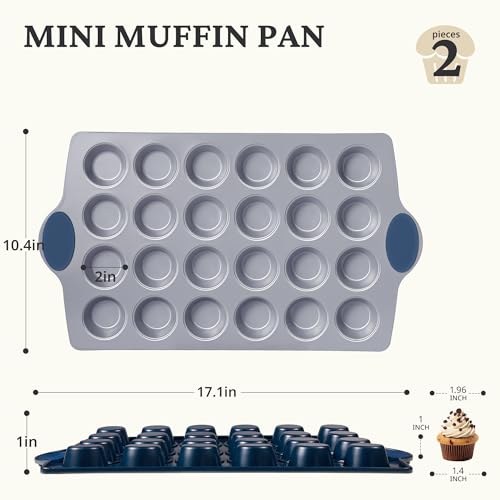 Ceramic Mini Muffin Pan (2 Count)