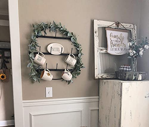 Mug Rack with Sturdy Steel Frame