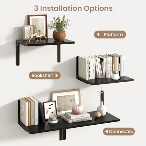 Floating Shelves for Wall (2 Count)
