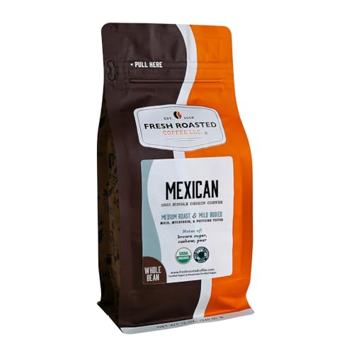 Organic Mexican Whole Bean Coffee (12 Ounce)