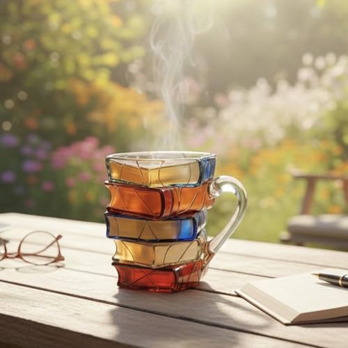 Stained Glass Book Mug