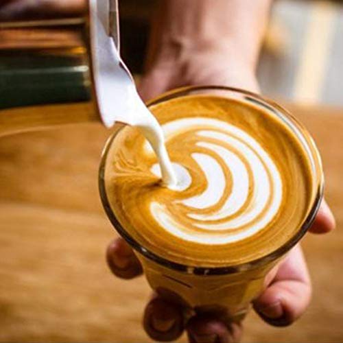 Espresso Steaming Pitcher Stainless Steel 15 oz Coffee Frothing Picther Milk Jug Cappuccino Latte Art Cup