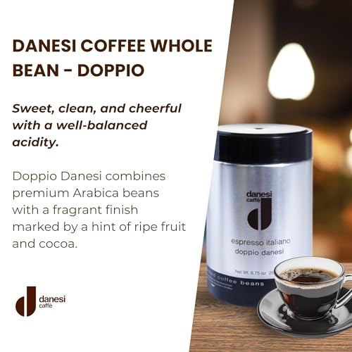 Danesi Caffe Doppio Whole Bean Coffee (8.75 Ounce)