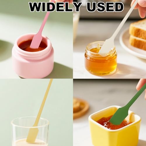 4pcs Mini Silicone Spatulas Set (4 Count)