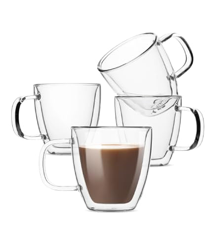 BTaT Double Walled Espresso Cups (4 Count)